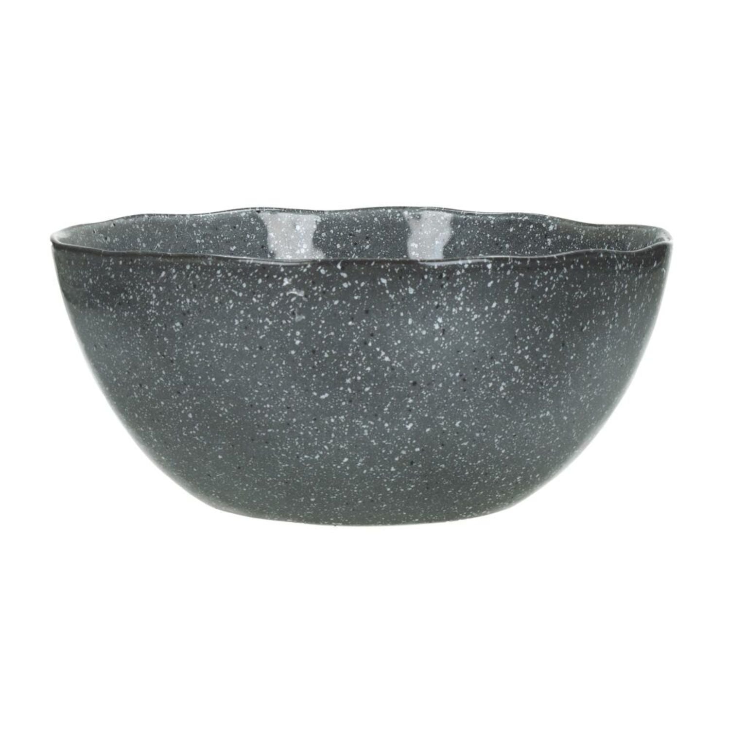 CERÁMICA | PORCELLINO GRAIN- bowl ensalada gris pintas